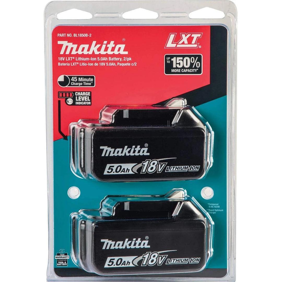 Makita DTD153RTJ 18V LXT Brushless Impact Driver Kit with 2x 5.0Ah Batteries, Fast Charger & MAKPAC Case