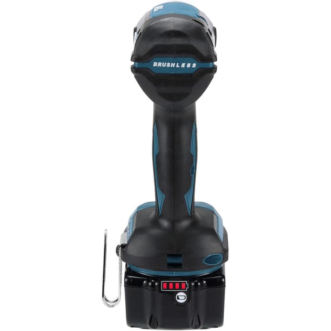 Makita DTD153RTJ 18V LXT Brushless Impact Driver Kit with 2x 5.0Ah Batteries, Fast Charger & MAKPAC Case