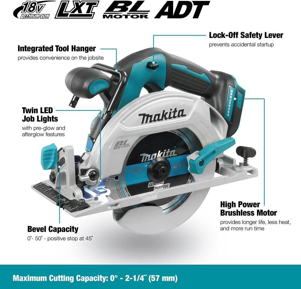 Makita DHS680Z 18V LXT Brushless Cordless Circular Saw (Body Only)