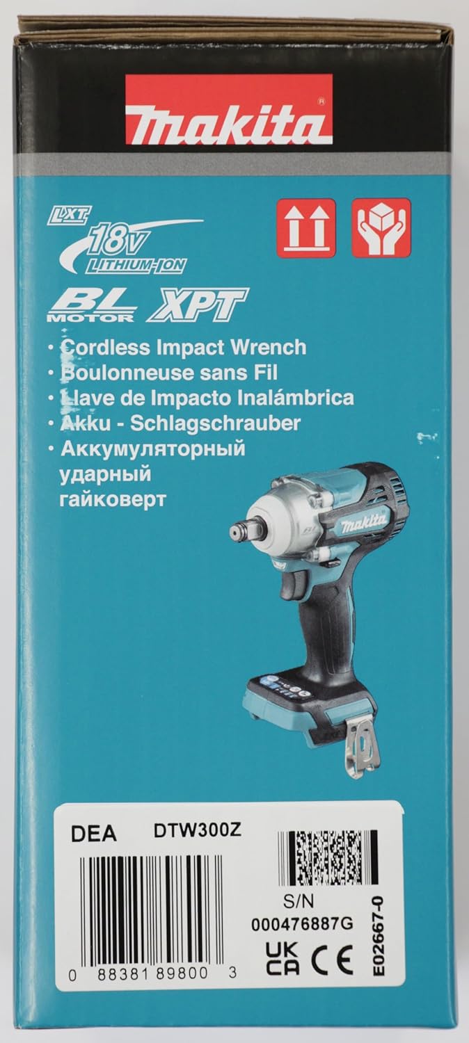 Makita DTW300Z 18V Cordless Impact Wrench – Brushless Motor, Tool Only