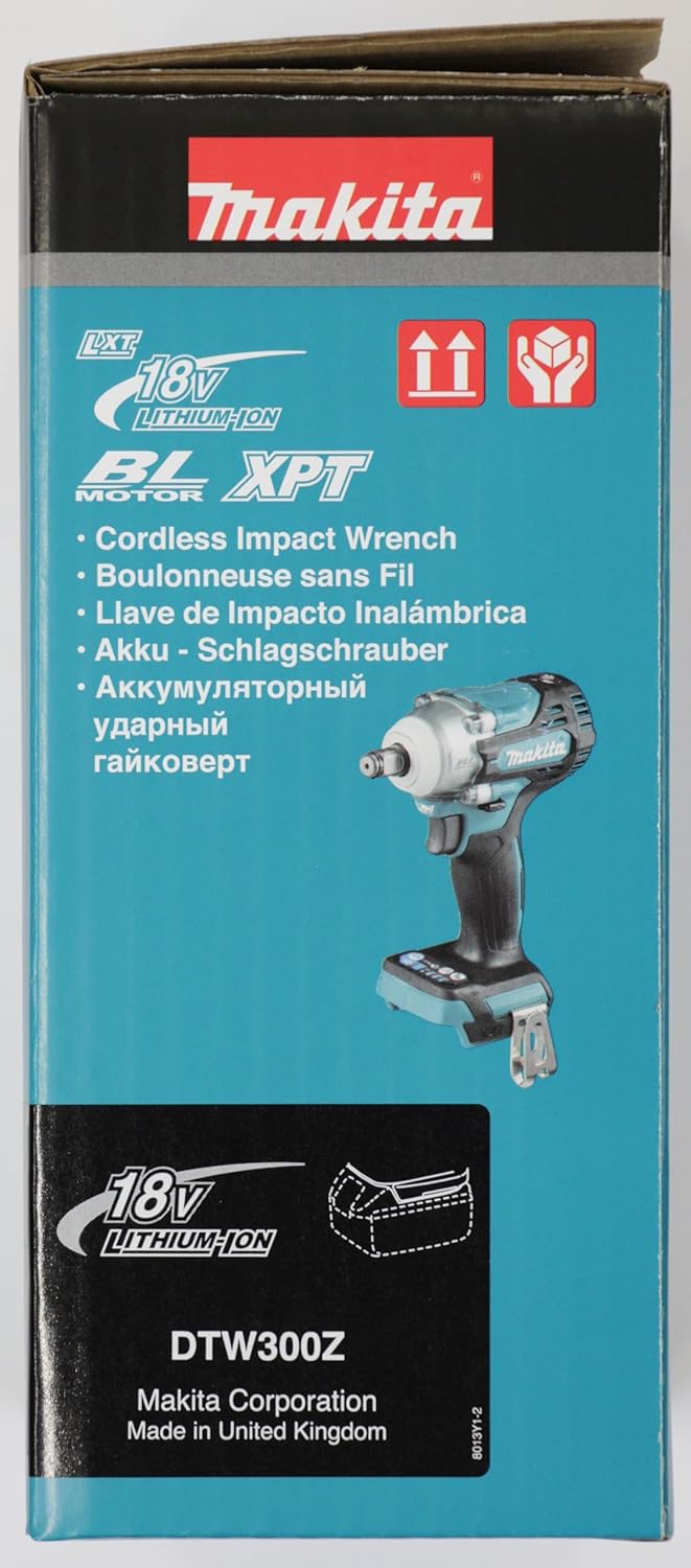 Makita DTW300Z 18V Cordless Impact Wrench – Brushless Motor, Tool Only