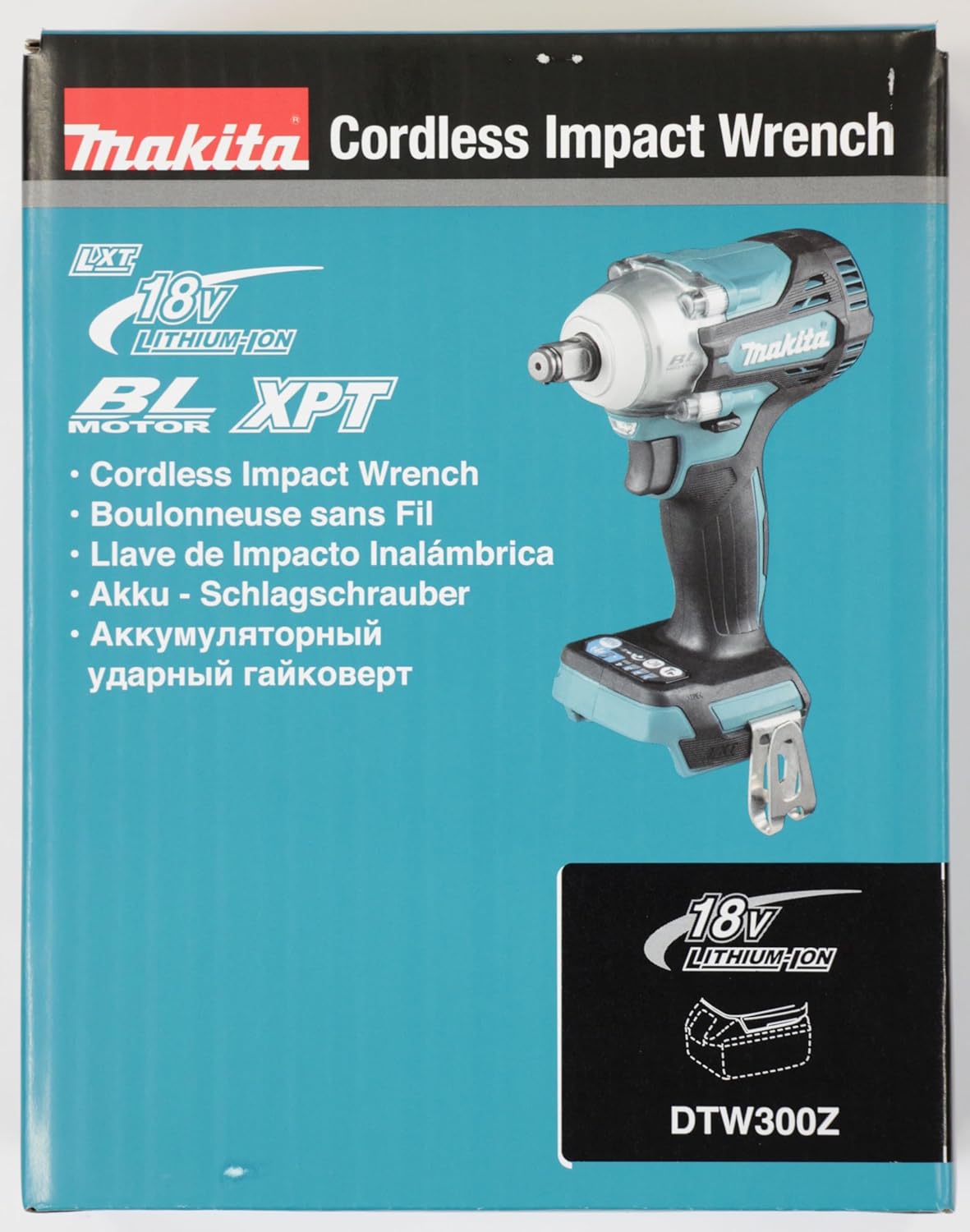 Makita DTW300Z 18V Cordless Impact Wrench – Brushless Motor, Tool Only